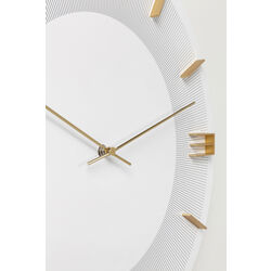 Horloge murale Leonardo blanc/doré Ø49cm