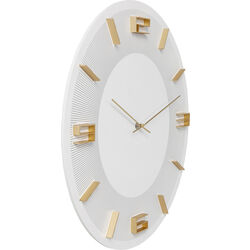 Reloj pared Leonardo blanco/oro Ø49cm