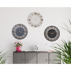 Horloge murale Leonardo blanc/doré Ø49cm