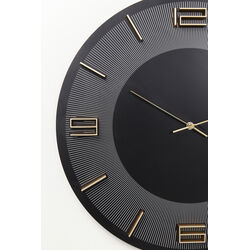 Wall Clock Leonardo Black/Gold Ø49cm