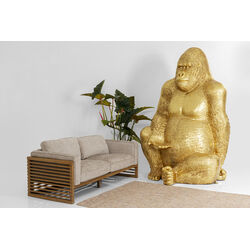 Deko Figur Gorilla Gold XXL 249