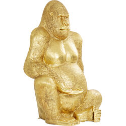 Deko Figur Gorilla Gold XXL 249