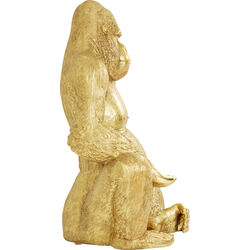 Deko Figur Gorilla Gold XXL 249