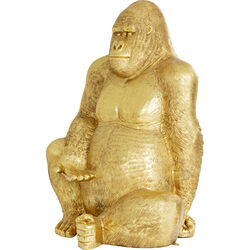 Deko Figur Gorilla Gold XXL 249