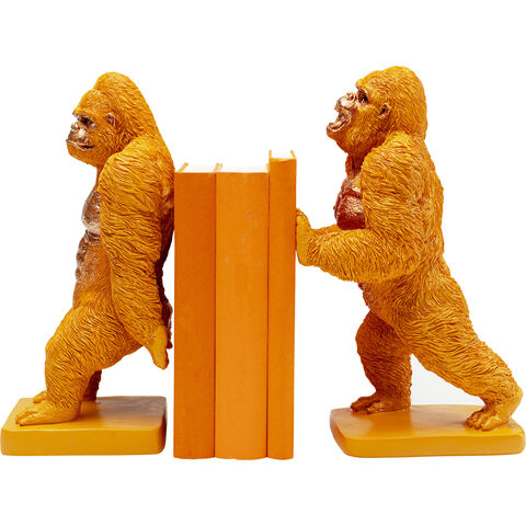 Bookend Gorilla Orange (2/Set)