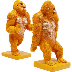 Bookend Gorilla Orange (2/Set)