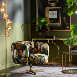 Floor Lamp Scala Balls Brass 160cm