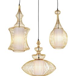 Pendant Lamp Swing Iron Tre Gold