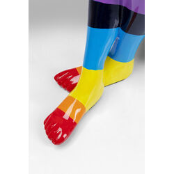 Figura deco Rabbit Gillie Rainbow 80