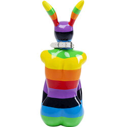 Figura deco Rabbit Gillie Rainbow 80