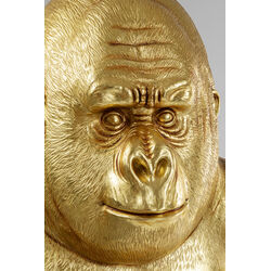 Figurine décorative Gorilla doré XL180