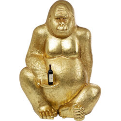 Figurine décorative Gorilla doré XL180