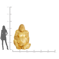 Figurine décorative Gorilla doré XL180