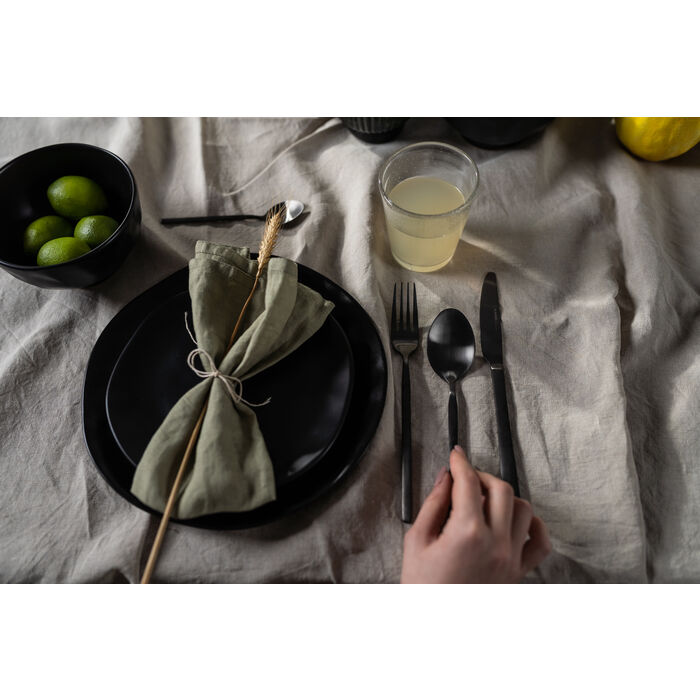 Cutlery Gloria Matt Black (16/part)