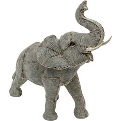 Deco Figurine Walking Elephant Pearls Big
