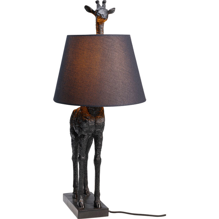 Table Lamp Animal Giraffe Matt Black, Animal Table Lamps Uk
