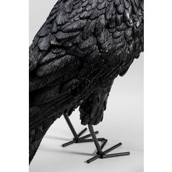 Tischleuchte Animal Crow Matt Schwarz 34cm