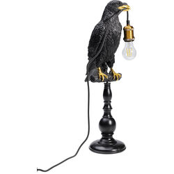 Lampe à poser Animal Sitting Crow noir mat 61cm