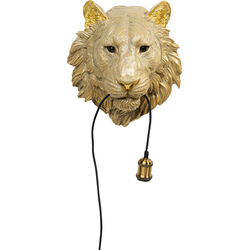 Lámpara pared Animal Tiger Head 34cm