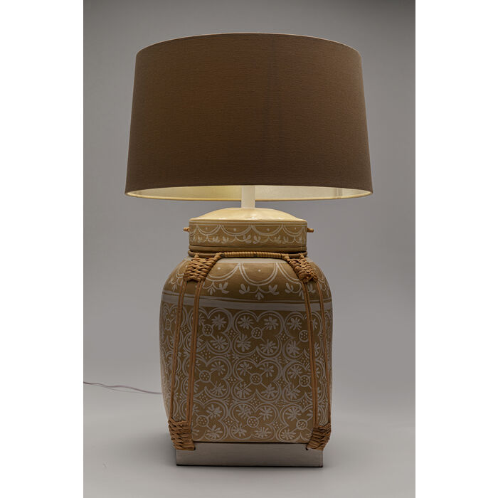 Table Lamp Basket Cream 73cm Kare Design, Brown Blue End Table Lamps