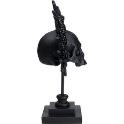 Deko Objekt King Skull Schwarz 49cm