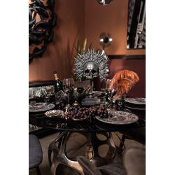 Oggetto decorativo King Skull nero 49cm