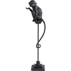Figura deco Circus Monkey negro 108cm