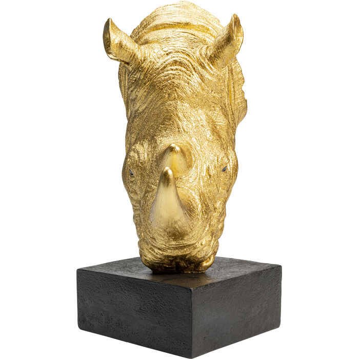 Deco Object Rhino Gold 51cm - KARE KARE B2B