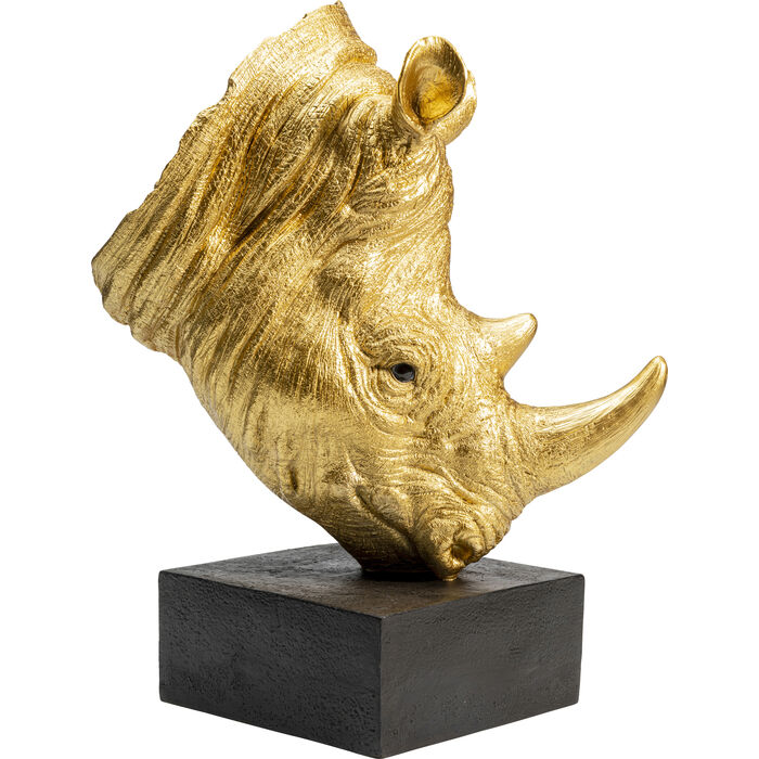 Deco Object Rhino Gold 51cm - KARE KARE B2B