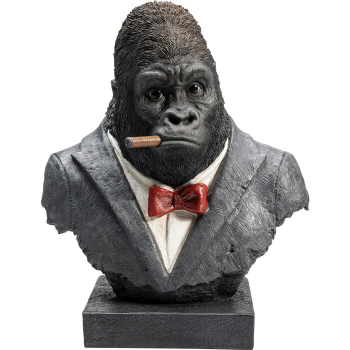 Deko Objekt Smoking Gorilla 48cm