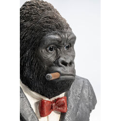 Deco Object Smoking Gorilla 48cm