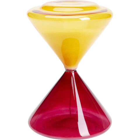 Sablier Timer rouge-orange 18cm