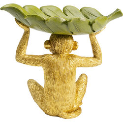 Deco Bowl Banana Leaf 14x24cm