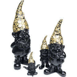 Figura decorativa Nano Standing nero-oro 46cm