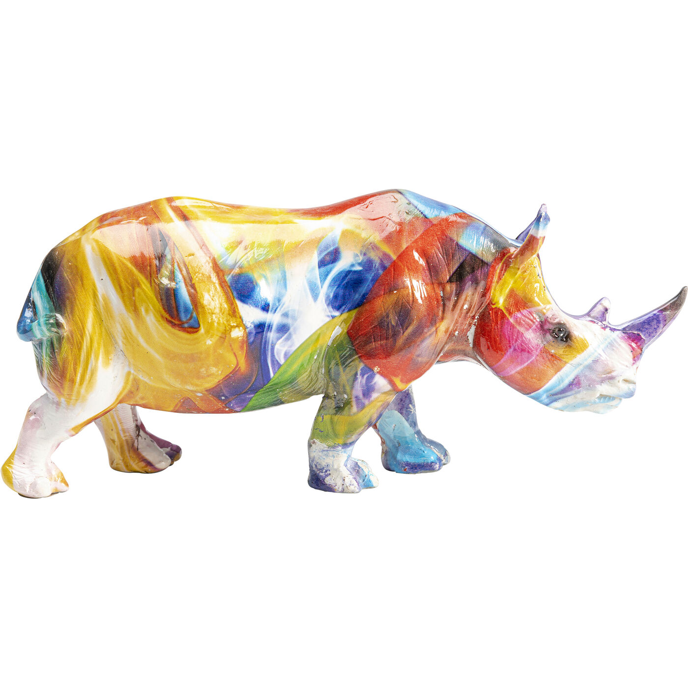 [52983] Deco Figurine Colored Rhino