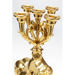 Candle Holder Gorilla Gold 71cm