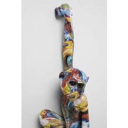 Wall Object Hanging Ape Colorful 17x67cm