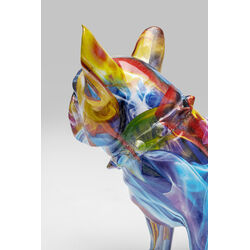 Figura decorativa Frenchie colorato 24cm