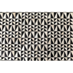 Alfombra piel Zigzag 170x240cm