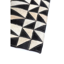 Tapis en cuir Zigzag 170x240cm