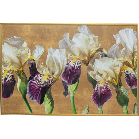 Tableau encadré Iris 100x150cm