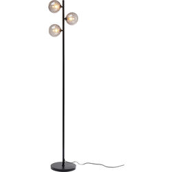 Floor Lamp Three Balls Matt Black 160cm