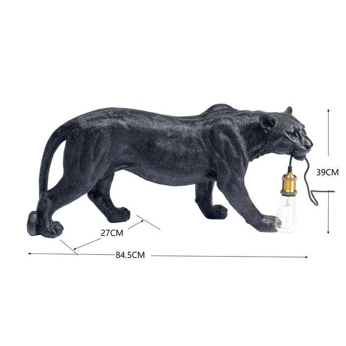 Bodenleuchte Animal Bagheera 40cm