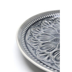 Assiette Sicilia Mandala gris Ø27cm