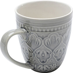 Cup Sicilia Mandala Grey 10cm