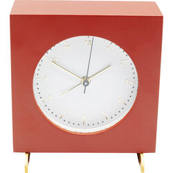 Alarm Clock Kian Red 12x13cm