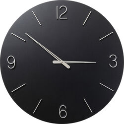 Wall Clock Oscar Black Ø60cm