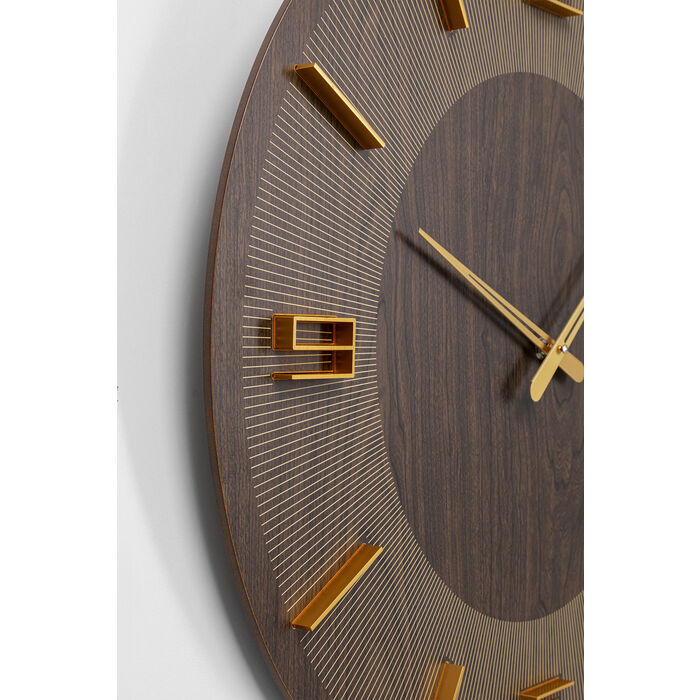Reloj de pared redondo marrón Charme Industrial Ø60 cm