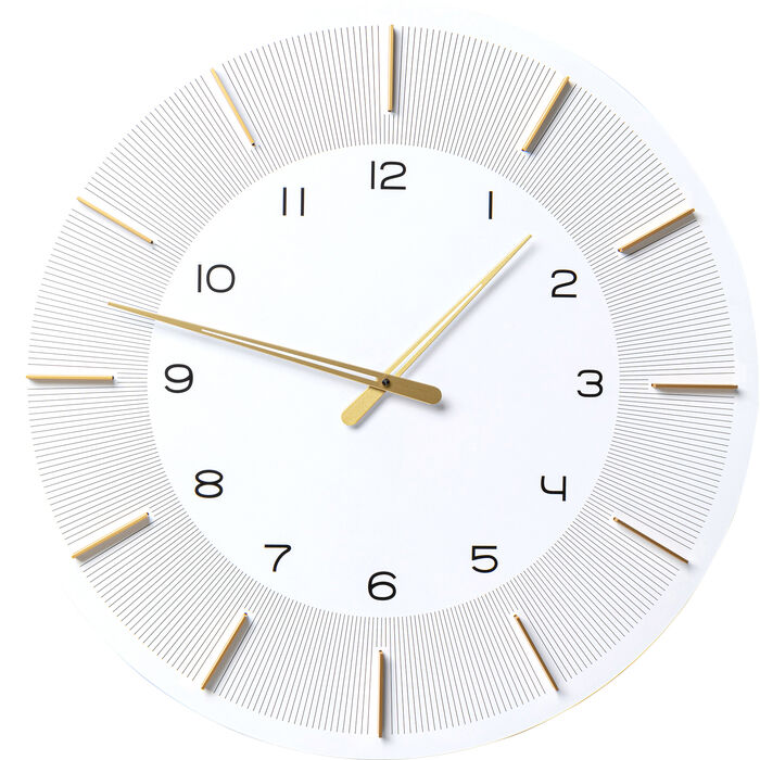 Reloj pared Lio blanco Ø60cm