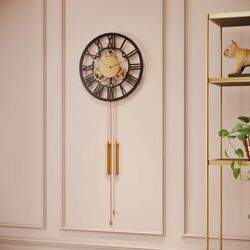 53300 - Wall Clock Clockwork 126x46cm